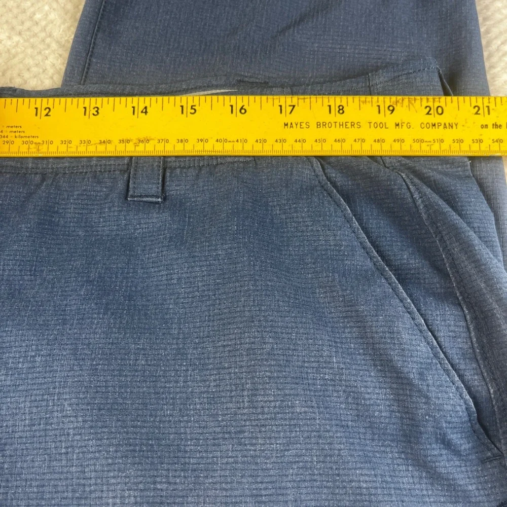 Under Armour Mens Blue Match Play Pants 42/32 Measures 40/31 Flat Front I159 - Picture 4 of 11